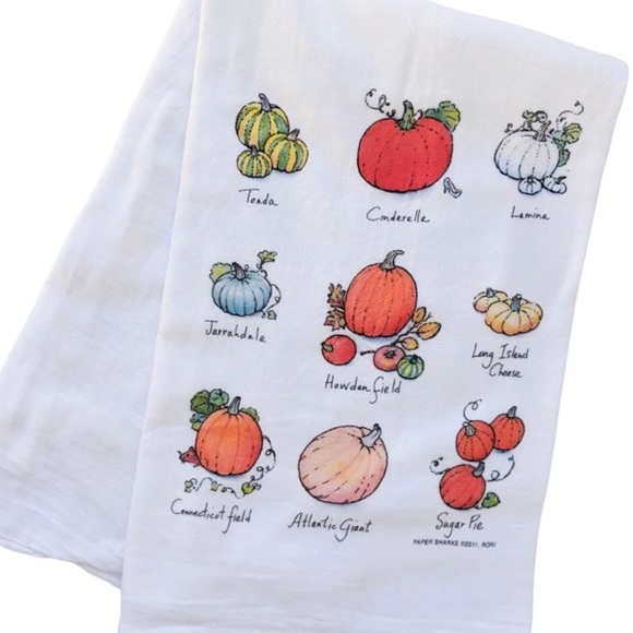 Other - Harvest Pumpkins Flour Sack Towel NWOT